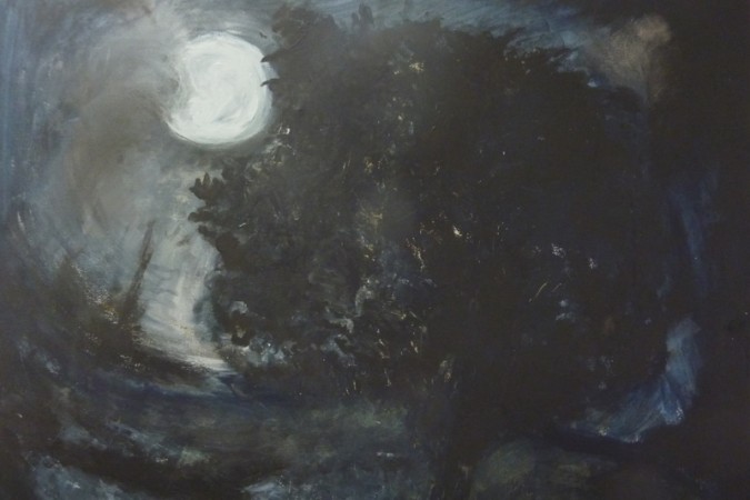 Wild night     (Moonscapes Series) £650